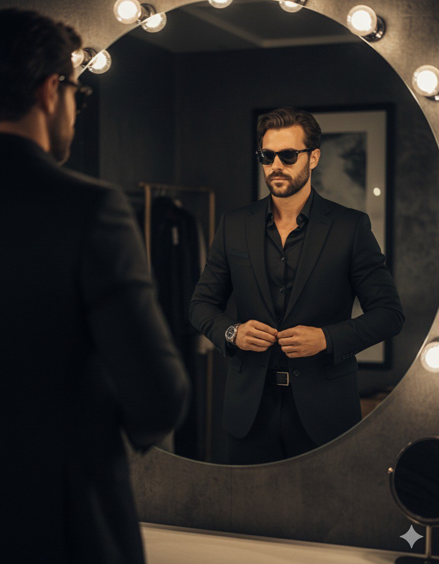 تصویر در آینه گرد