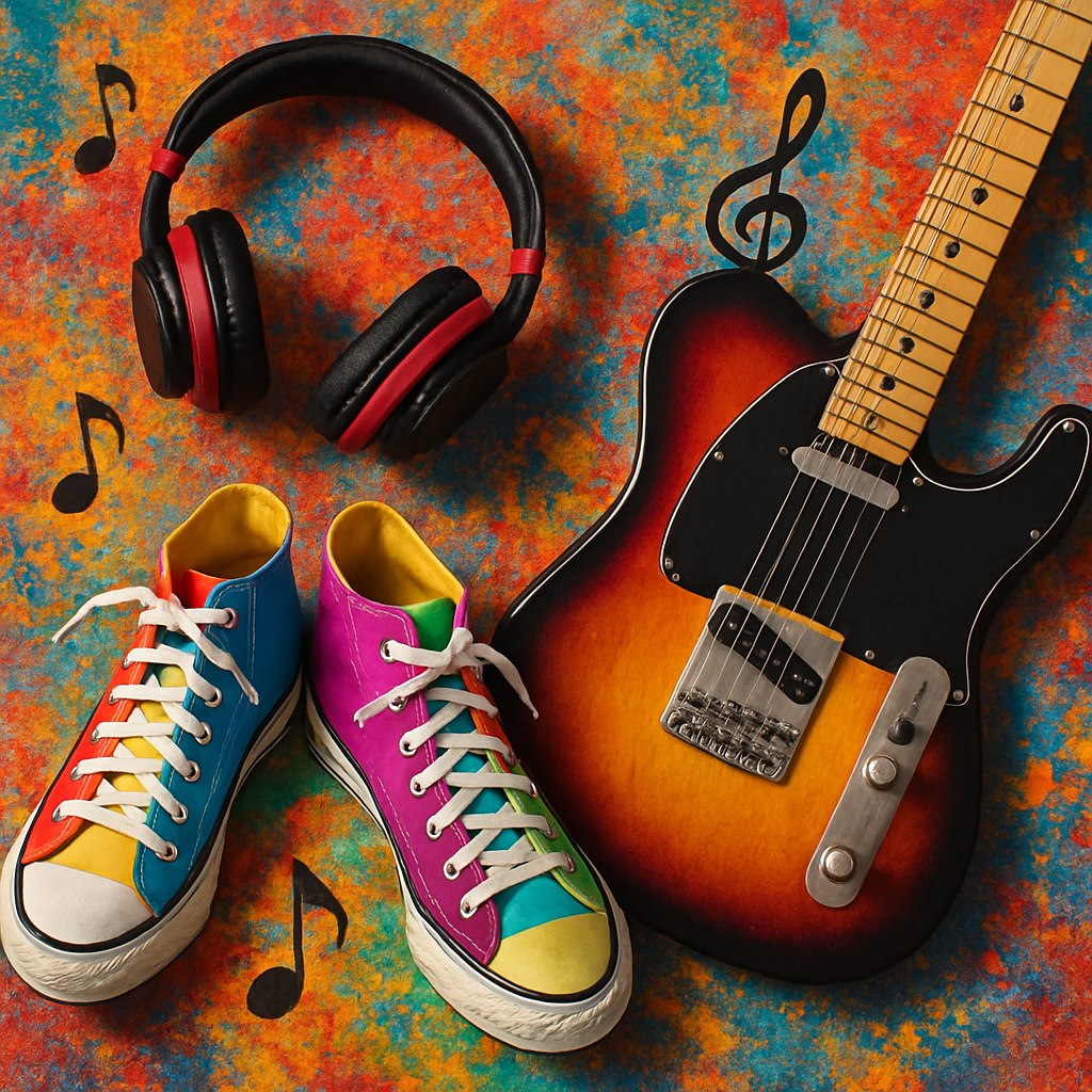 عکس تبلیغاتی برای شیشه عطر شیک در فضای رنگارنگ و جوانانه