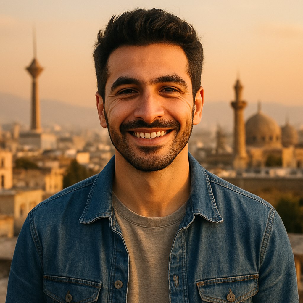 عکس پروفایل مرد ایرانی با استایل کژوال و مدرن