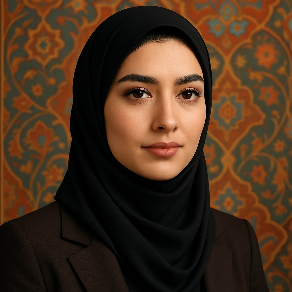 عکس پروفایل خانم ایرانی با استایل شیک و حجاب مدرن