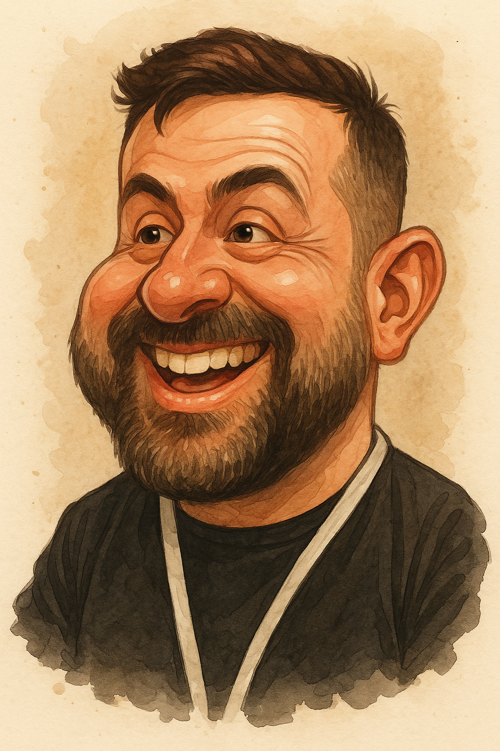 تصویر کاریکاتور هومن سیدی را تولید کن