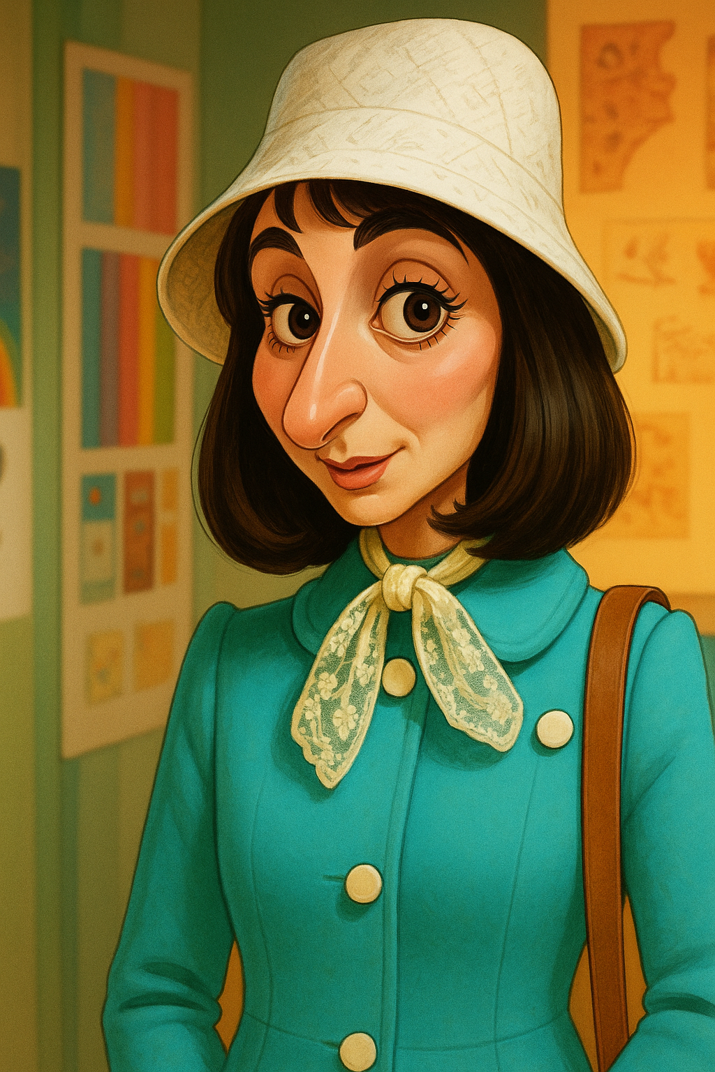 کاریکاتور کاراکتر شیرین در سریال تاسیان را تولید کن