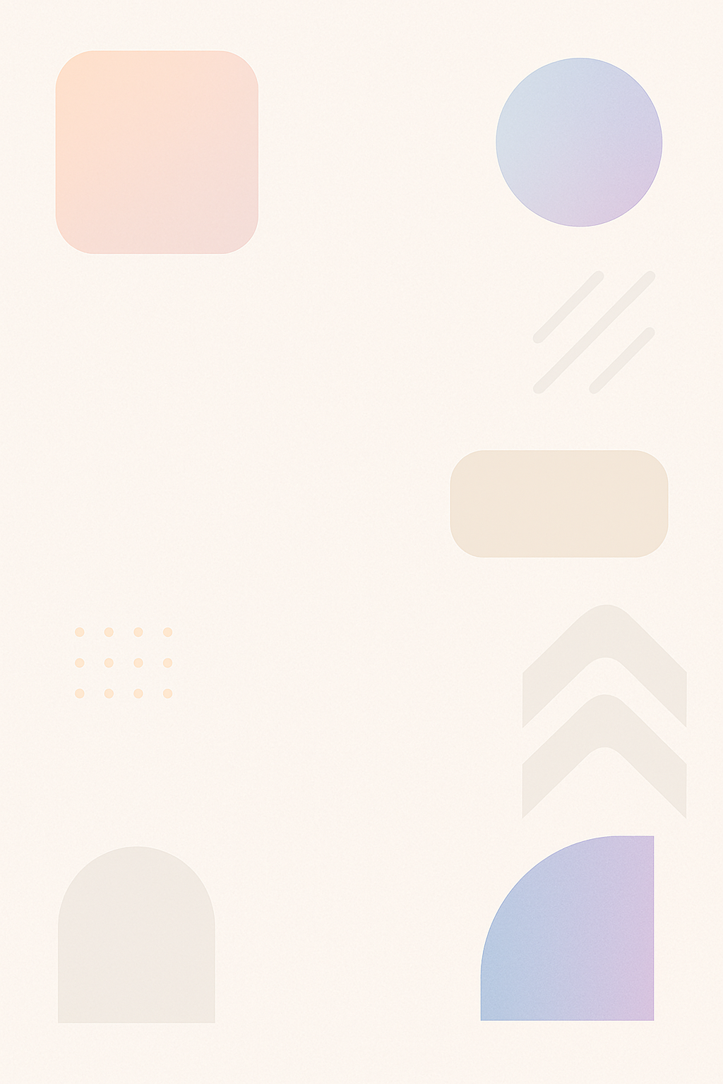 یک بنر اینستاگرامی مدرن، شیک و با وضوح بالا، با طراحی مینیمال و مطابق ترندهای روز. چیدمان بنر تمیز و ظریف است و از سبک‌هایی مانند گرادیانت‌های ملایم، سایه‌های نرم، یا المان‌های فلت استفاده می‌کند. پس‌زمینه رنگی خنثی و آرام دارد (مثل بژ، پاستلی یا خاکستری روشن) و دارای المان‌های تزیینی هندسی یا انتزاعی است. در طراحی، فضاهایی مشخص و خالی برای درج متن، لوگو یا فراخوان (CTA) در نظر گرفته شده است (مثلاً مرکز بنر یا ترکیب دو ستونه با تعادل بصری). **هیچ متن یا برندینگ روی تصویر نوشته نشده** و کاملاً خام است. این بنر قابلیت استفاده برای انواع کسب‌وکارها را دارد — از فشن و زیبایی گرفته تا تکنولوژی و سلامت. طراحی حرفه‌ای، ترندی و جذاب بصری.