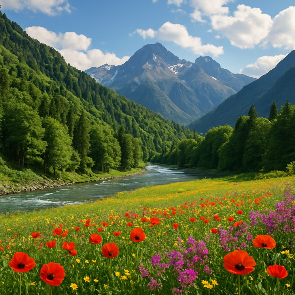 پوستر منظره طبیعت